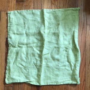 Linen throw pillow cover